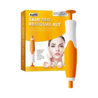 Imagem de Conjunto De Caneta Removedora De Verrugas Com Dupla Cabeça, Kit Indolo