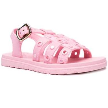 Imagem de Sandália Infantil Grendene Kids Barbie Silver Menina - Rosa - 32/33-Feminino