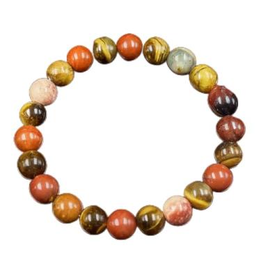 Imagem de Pulseiras elásticas com contas para mulheres e homens, pulseira de atração de dinheiro com olho de tigre feita à mão com contas de cristal natural joias, One Size, Pedra, Sem Pedra Preciosa