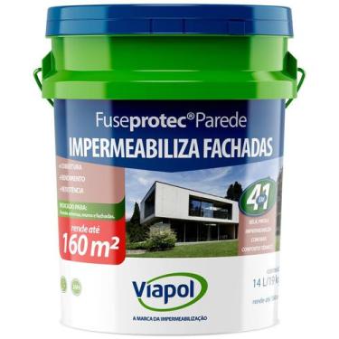 Imagem de Impermeabilizante para Fachadas Fuseprotec Parede 14 Litros - Viapol