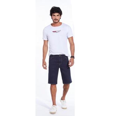 Imagem de Bermuda Jeans Lado Avesso Rodrigo Azul Tam. 38-Masculino