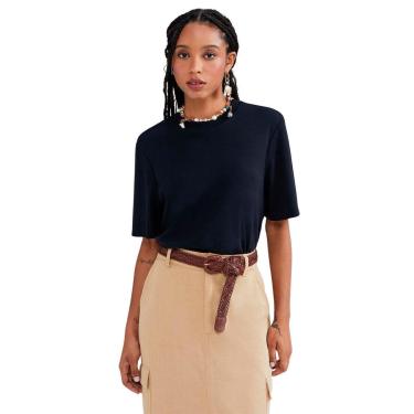 Imagem de Blusa Hering Básica Manga Curta Mid Feminina-Feminino