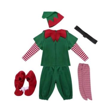 Imagem de Fantasia De Natal Para Meninas Elfas Verdes, Fantasia De Festival Do P