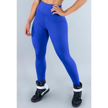 Imagem de Calça Legging Lisa Cintura Alta Suplex Fitness Mvb Modas  Feminina-Feminino