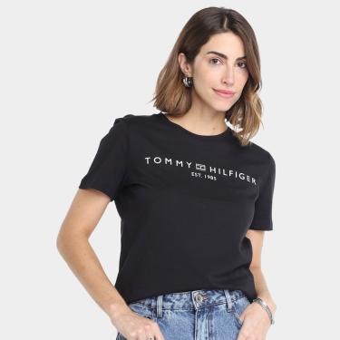 Imagem de Camiseta Tommy Hilfiger Reg Corp Logo Feminina-Feminino