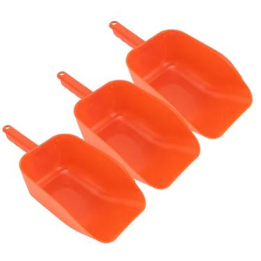 Imagem de Mingzhe 3 Pçs pá de Alimentação de Plástico Durável Portátil Colher Alimentação Portátil para Aves Gado