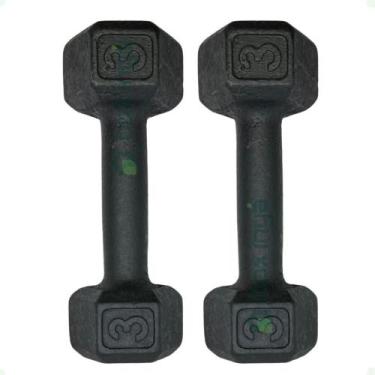 Imagem de Par de Halteres Sextavado - 3 Kg - BOX INGÁ