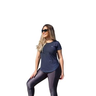 Imagem de Camiseta Sintonia Arredondada Preta-Feminino