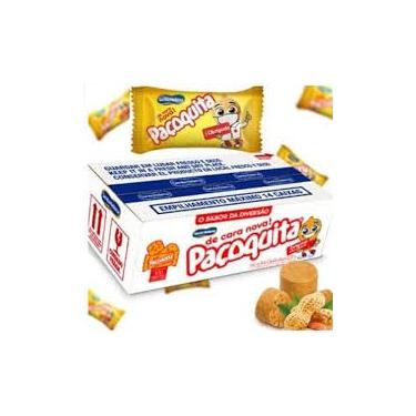 Imagem de Pacoca Rolha, Doce de Amendoim em Formato Rolha, 100 Unidades