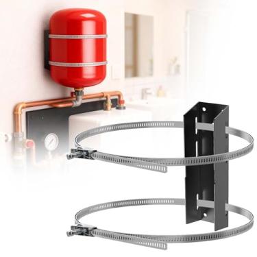 Imagem de Suporte de montagem de tanque de expansão com 2 tiras de terremoto - para tanques de expansão térmica de 1 a 5 galões, acessório de aquecedor de água quente para tanques de 33 cm de diâmetro e tanques