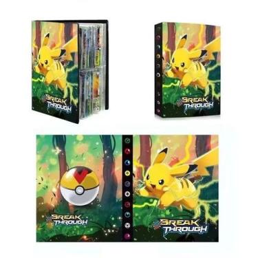 Imagem de Fichario porta card pokemon pikachu para 240 cards lindissimo