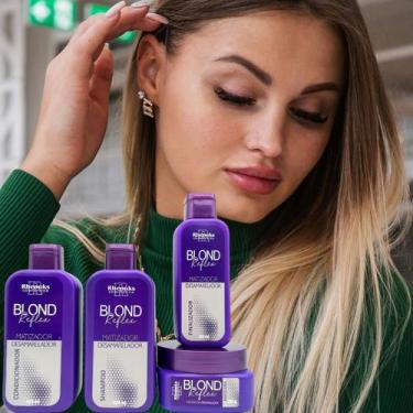 Imagem de Rhenuks Kit Capilar Blond Reflex Matizador Desamarelador