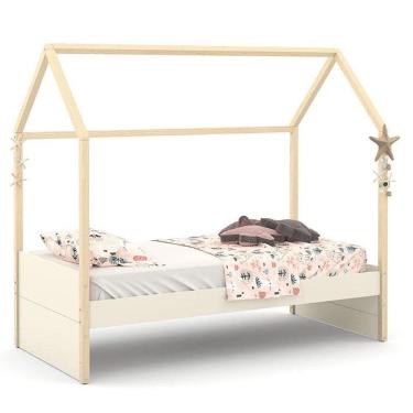 Imagem de Cama Montessoriana Kids Liv Off White Natural - Matic
