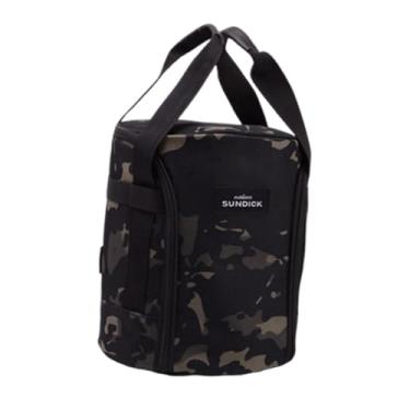 Imagem de menolana Estojo de transporte para aquecedor de mesa de camping, bolsa de armazenamento portátil para fogão a gás, ideal para viagens, pesca, piqueniques e, Preto