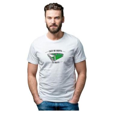 Imagem de Camiseta Caiu no Horto Tá Morto - Novomanto, Branco, EGG