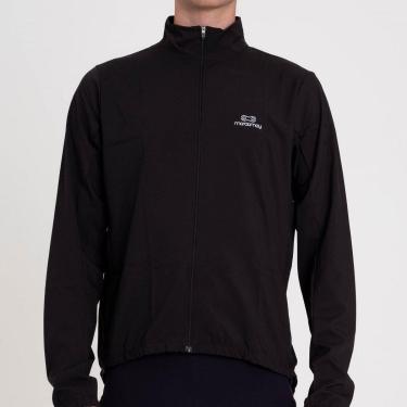 Imagem de Jaqueta Corta Vento de Ciclismo Masculina Márcio May Race Preta-Masculino