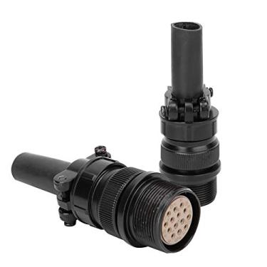 Imagem de Naroote Plugue Fêmea de Liga de Alumínio de Aviação para Soldador de Térmico Plugue de 14 Pinos para Preciso para Entusiastas de Soldagem