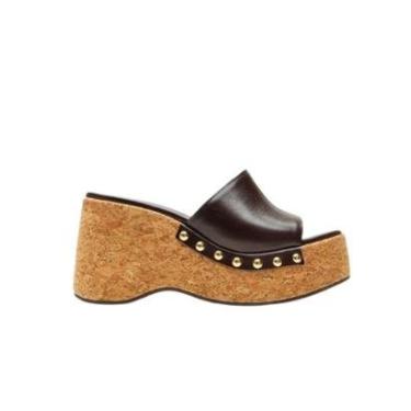 Imagem de Tamanco Vicenza Plataforma Benim Marrom-Feminino