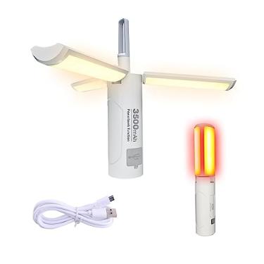 Imagem de Lanterna de Acampamento Recarregável LED Super Brilhante via USB 3 Modos Luz Portátil Pendurável para Caminhada e