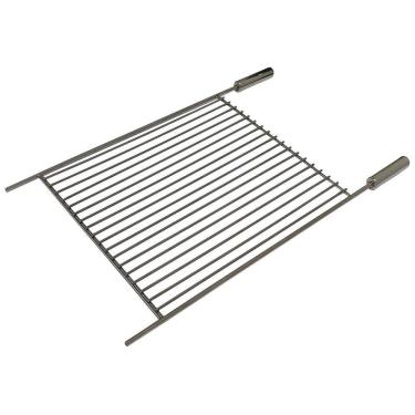 Imagem de Grelha para Churrasco 50x50cm Aço Inox 304 Polido