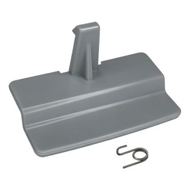 Imagem de JYIS Substituição da trava do console central para Ford F150 2010-2018, tampa de console central de assento de salto compatível com BL3418672A66 BL34-18672A66 (cinza)