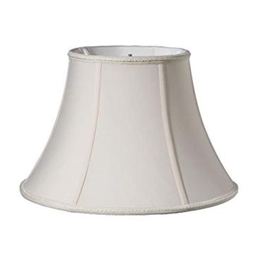 Imagem de Abajur macio creme elegante para iluminação ambiente quente, design elegante, decoração de sala de estar ou quarto