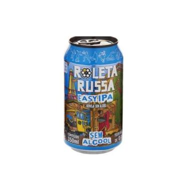 Imagem de Cerveja Roleta Russa Easy IPA Sem Álcool / Sem Glúten Tambor Lata 350m