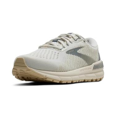 Imagem de Brooks Tênis de corrida feminino Addiction GTS 15 Supportive, Cinza vaporoso/cinza primário/areia, 8 Wide