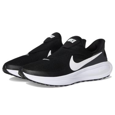 Imagem de Nike Tênis de corrida masculino Revolution 8 Road, Preto/Branco-Antracite-Lobo Cinza, 14 X-Wide