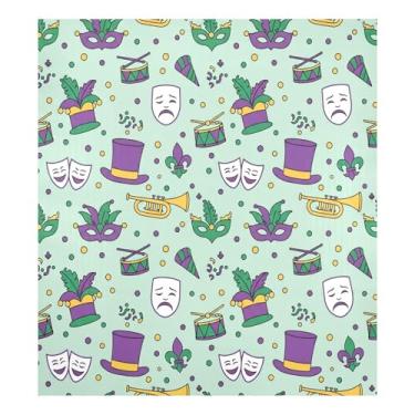 Imagem de Blueangle Capa magnética para lava-louças de carnaval, decoração de capa frontal de lava-louças, adesivos de eletrodomésticos, adesivos de eletrodomésticos, adesivo magnético decorativo de 58 cm C x