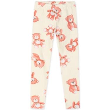 Imagem de Calça Legging Repelente à Água Feminina Infantil Marisol - 4, 4, Bege