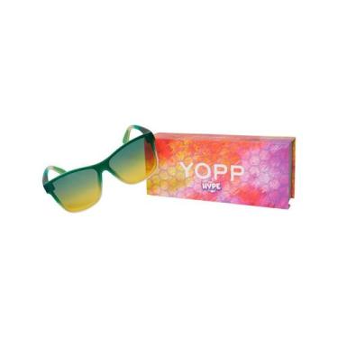 Imagem de Óculos de Sol Polarizado Uv400 Hype Tudo Nosso - Yopp, Verde