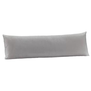 Imagem de Fronha Body Pillow Algodão Lux 200 Fios 40x130 cm Altenburg Cor:Cinza 