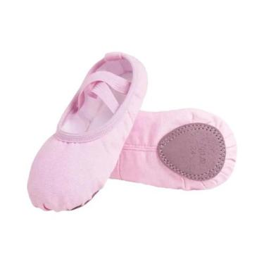 Imagem de Sapatos De Dança Em Lona Para Meninas E Mulheres, Sola Macia, Sapatos 