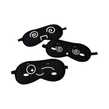 Imagem de Máscara De Olhos Preta Para Dormir, Ferramenta De Viagem Para Dormir, 