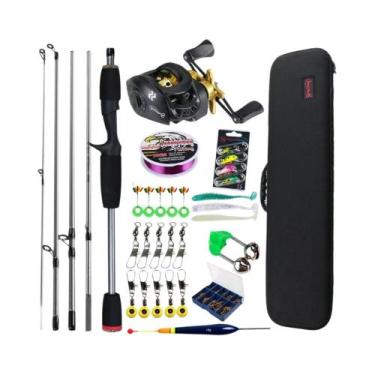 Imagem de Conjunto De Vara E Carretilha De Pesca Baitcasting Com Relação De Engr