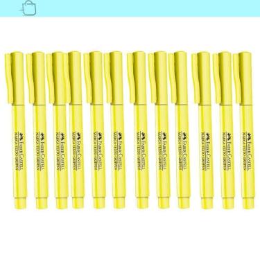 Imagem de Marca Texto Superfluorescente Faber-Castell 12un Cor:Amarela