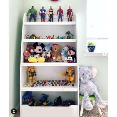 Imagem de Organizador Infantil Hannah 100% Mdf Livro Brinquedo Caixa