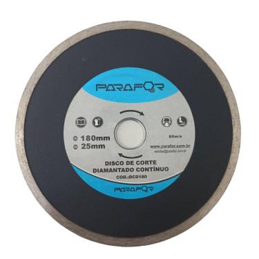 Imagem de Disco de Corte Diamantado Contínuo 180x20x7mm 5 Unidades