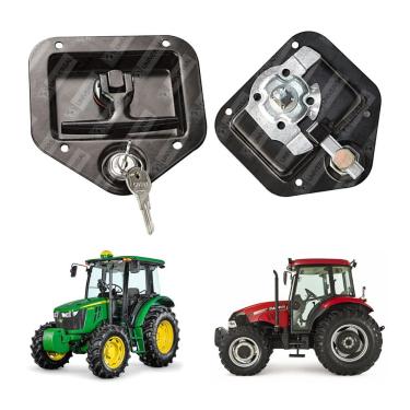 Imagem de Maçaneta Externa Inox Porta C/Chave Linha Agrícola Uso Geral
