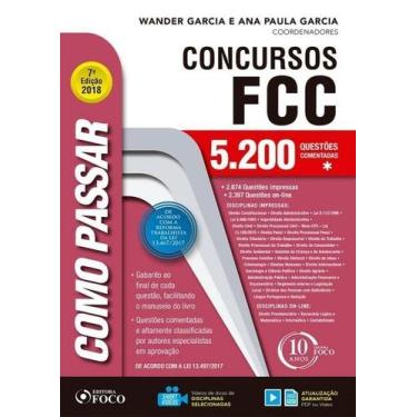 Imagem de Como Passar em Concursos FCC - 07Ed/18 - FOCO EDITORA, Sortido