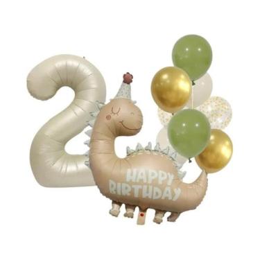 Imagem de Conjunto De Balões De Alumínio Retro Matte Na Cor Caramelo Para Decora