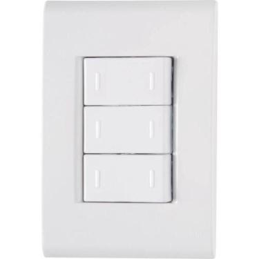 Imagem de Interruptor triplo paralelo 10 A 250 V Liz Tramontina