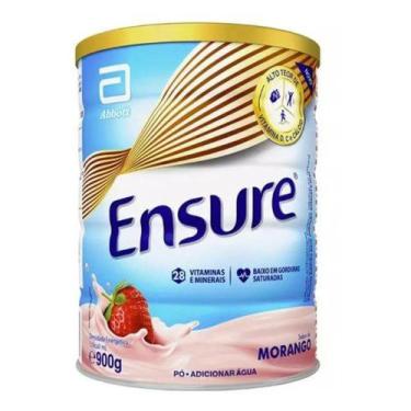 Imagem de Kit 2 Latas - Ensure - Sabor Morango - 900G Cada - Abbott, Morango