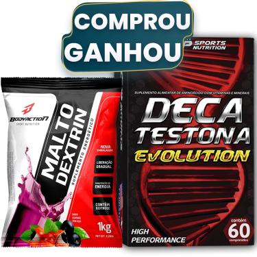 Imagem de Maltodextrina Mais Energia 1kg + Deca Testona Evolution