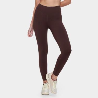 Imagem de Calça Legging Fila Flat Life II Feminina, Marrom escuro, P