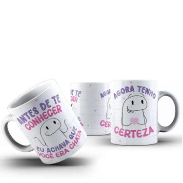 Imagem de Caneca Flork Antes de te Conhecer Eu Achava que Você Chata - ocamelo