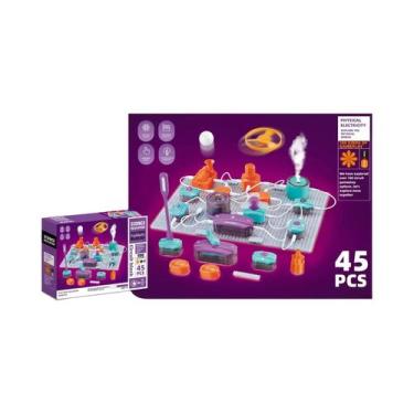 Imagem de Brinquedos Educacionais DIY De Blocos De Montar De Circuitos De Física
