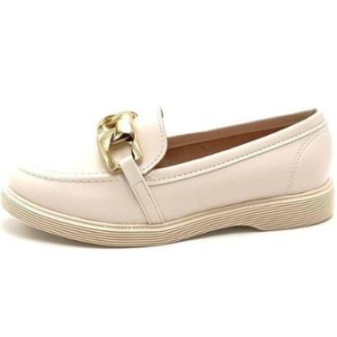 Imagem de Mocassim Moleca Loafer Flow Corrente Cabedal-Feminino