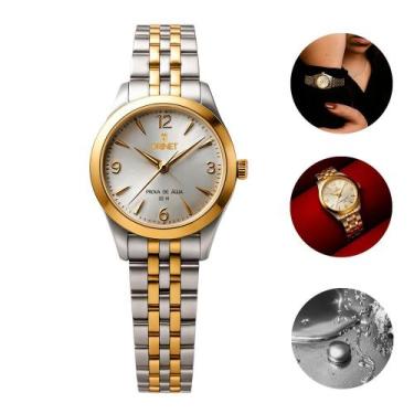 Imagem de Relógio Feminino Orinet Original Resistente á agua Misto Delicado Pres